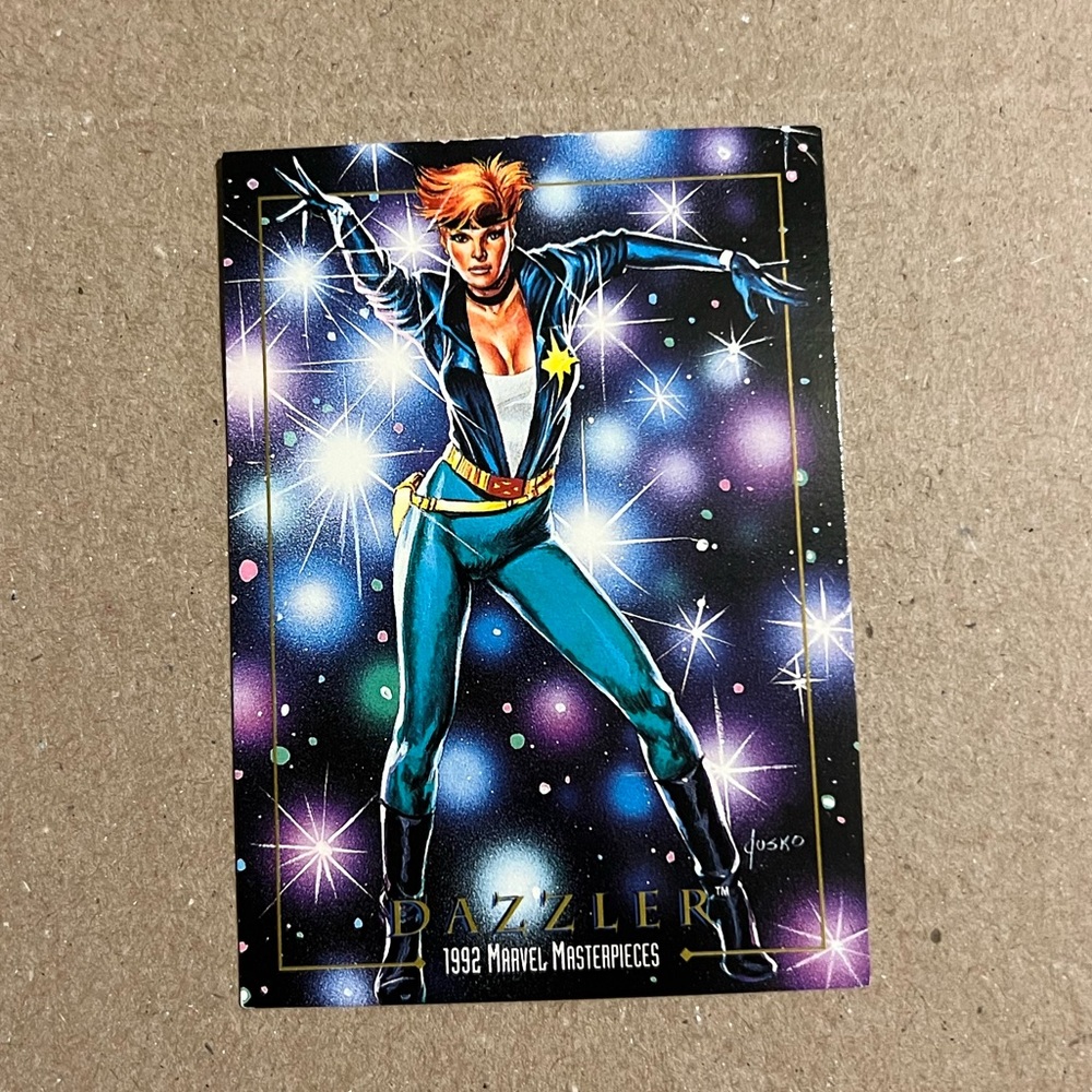Skybox 1992 Marvel Masterpieces  Dazzler #20 Trading Card